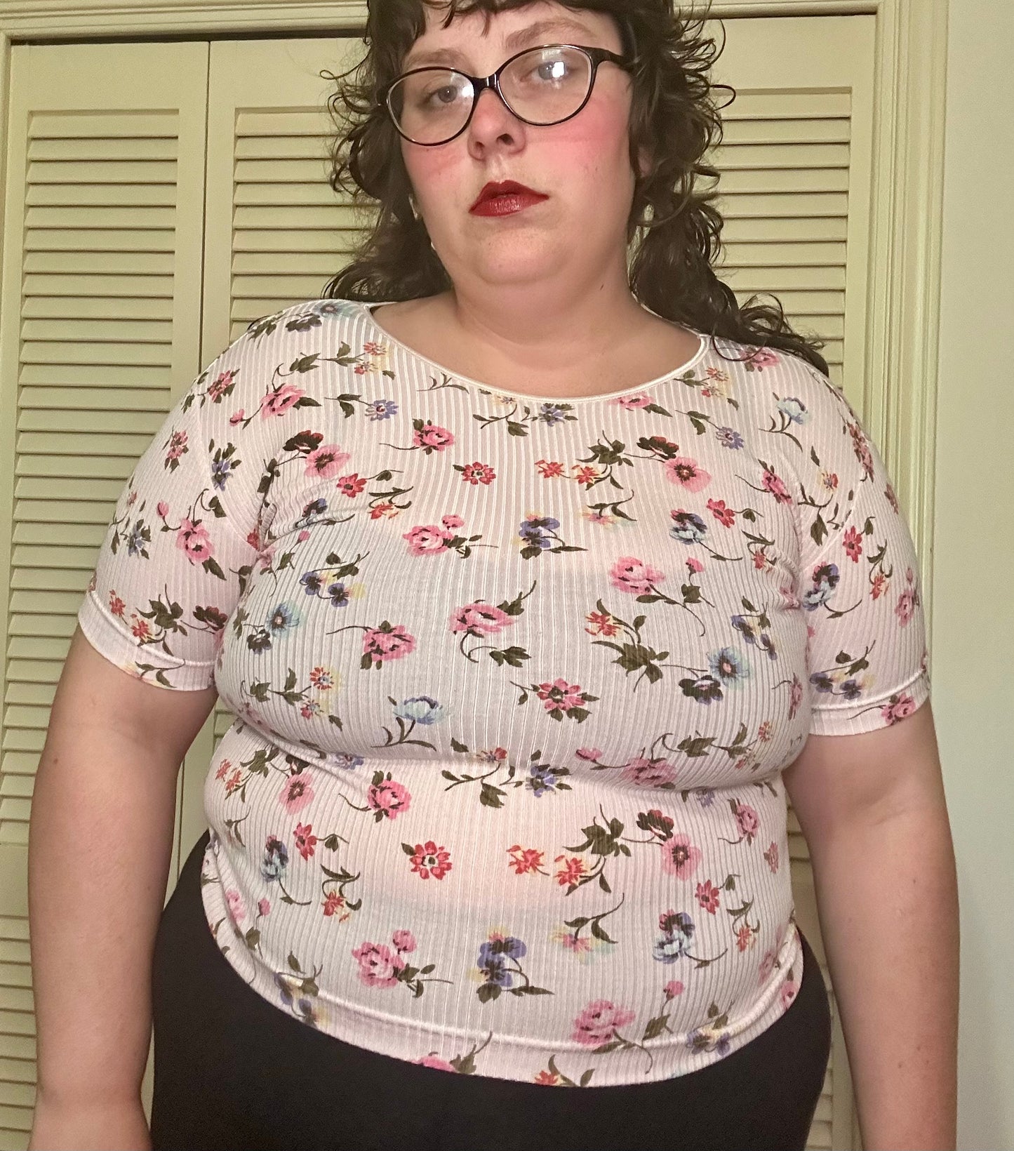 Sweet Floral Top (L)