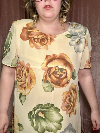 Cream Floral Dress (20)