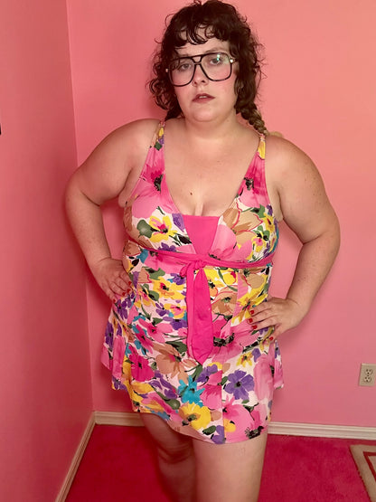 Pink Swim Dress (16)