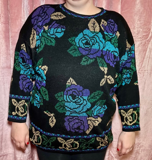 Rose Sparkle Sweater (20W)