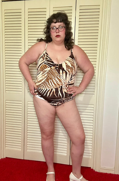 Brown Tropical Swimsuit (22)