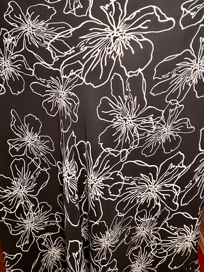 Black Floral Skirt (3X)