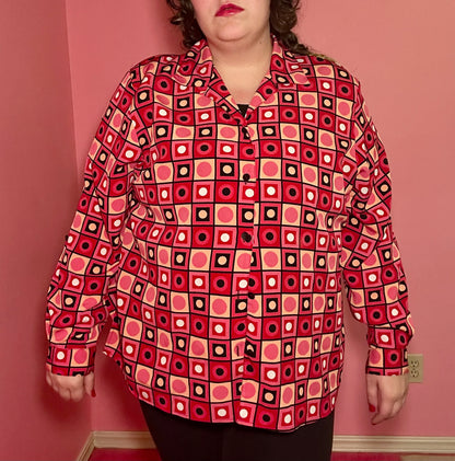 Funky Dots Blouse (2X)