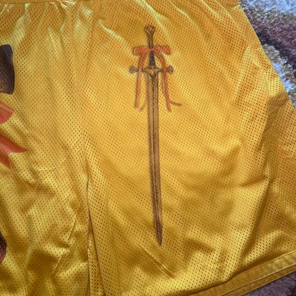 Hatchet and Sword Basketball Shorts (2X)