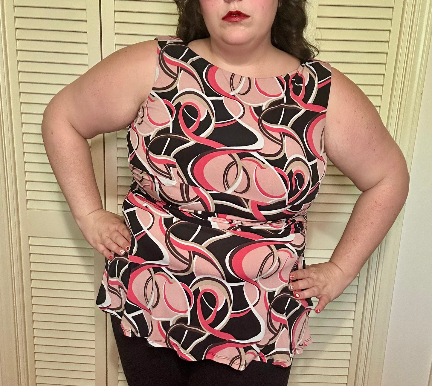Y2K Pink Swirl Top (12)