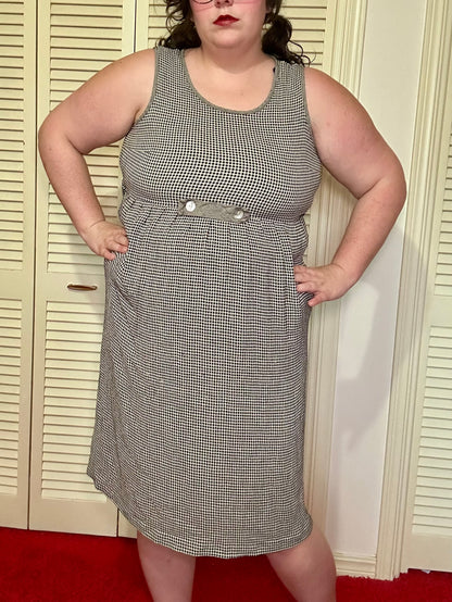 Black Gingham Dress (18)