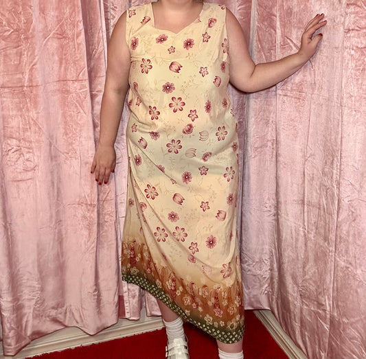 Spring Paisley Dress (1X)