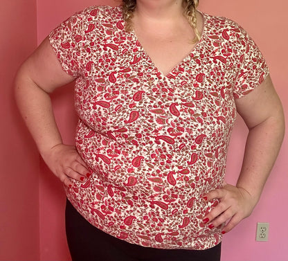 Red Paisley Shirt (XL)
