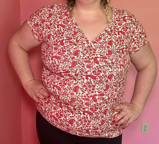 Red Paisley Shirt (XL)