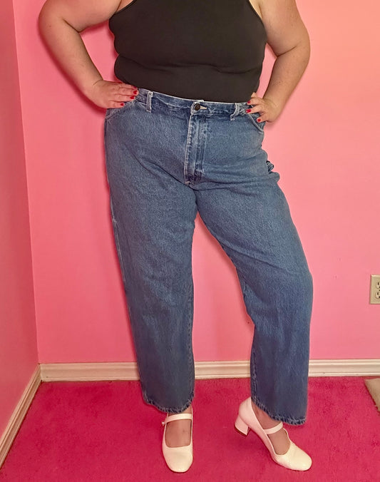 Dickies Carpenter Blue Denim Jeans (42X30)