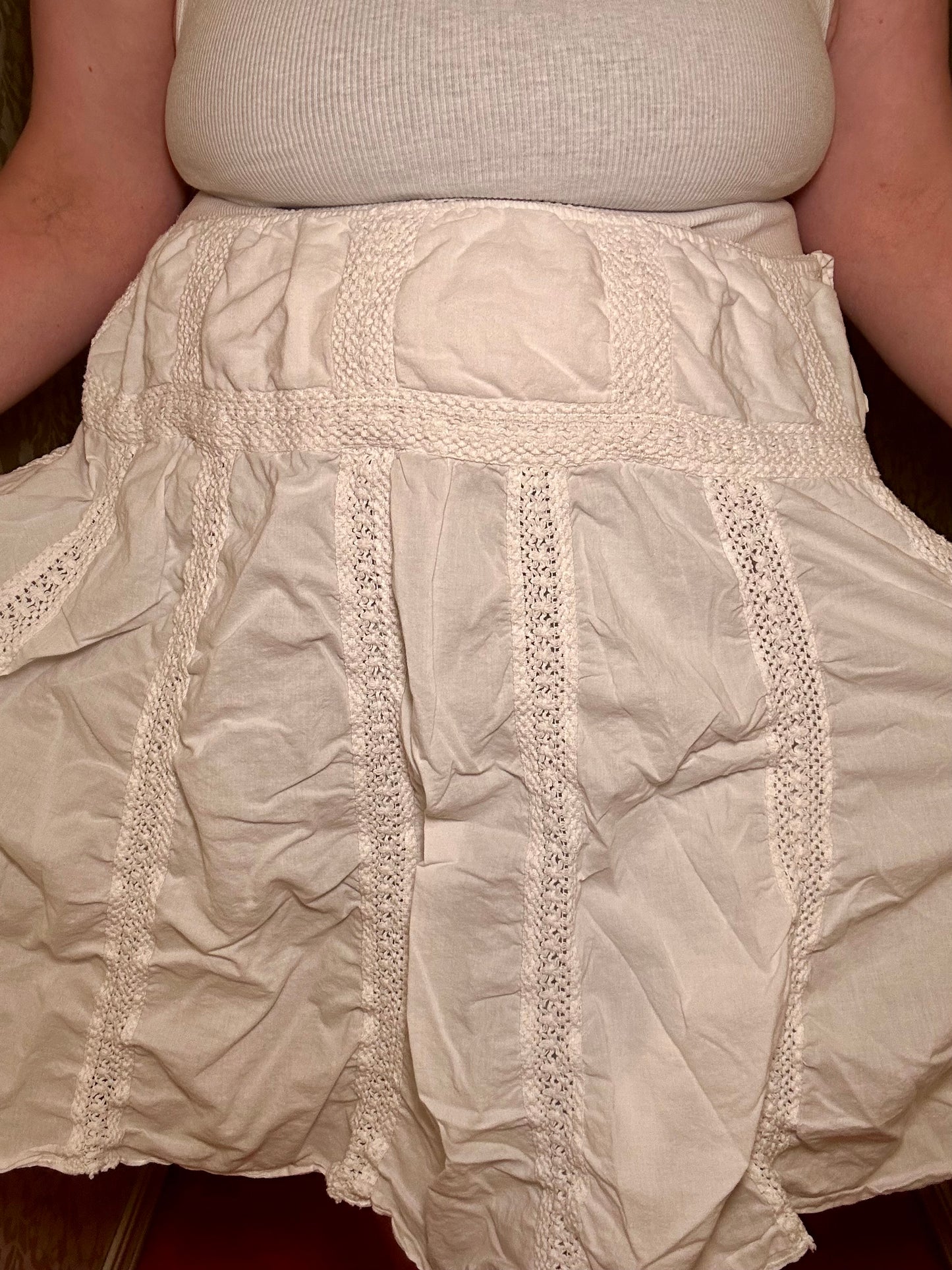 White Boho Skirt (26/28)