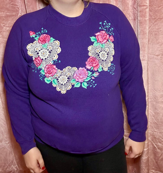 Puff Paint Sweatshirt (XL)