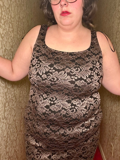 Metallic Lace Dress (14)