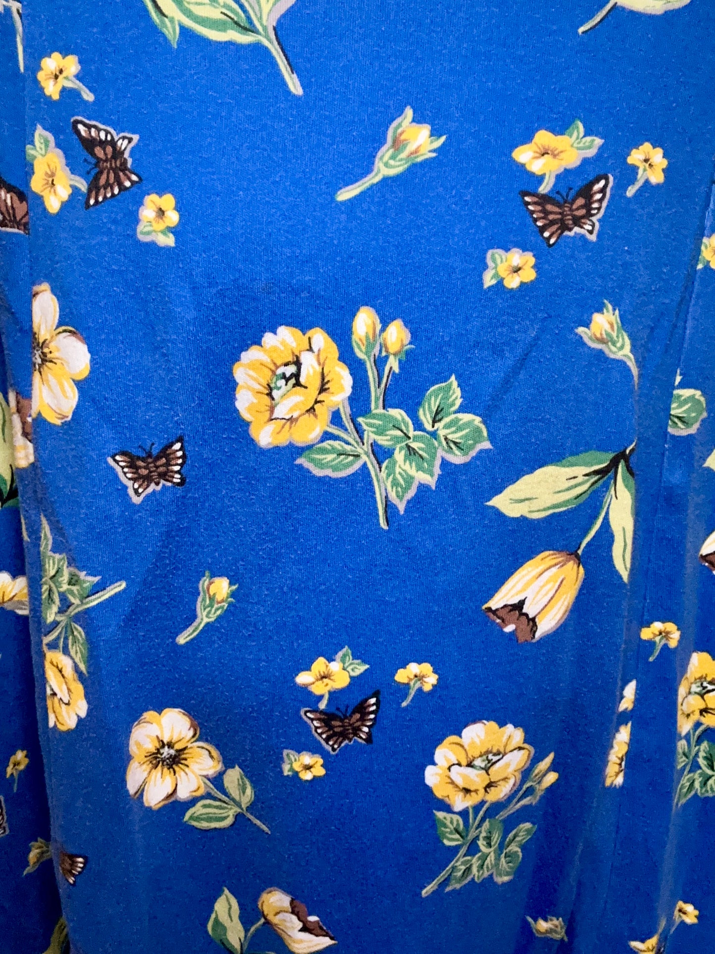 Blue Butterfly Skirt (XL)