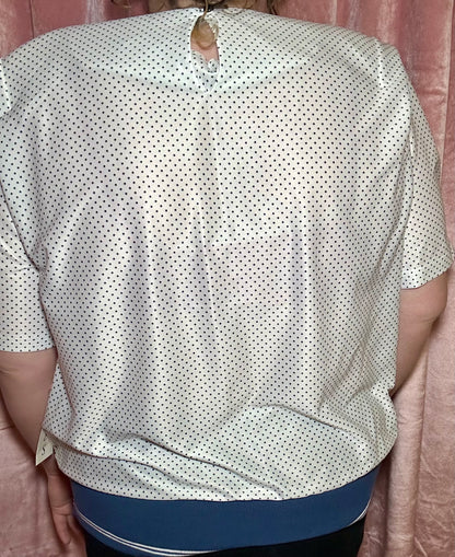 White Polka Dot Blouse (20)