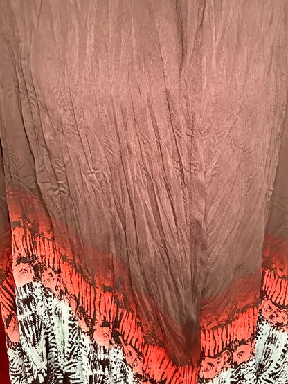 Brown Boho Ombré Skirt (26/28W)