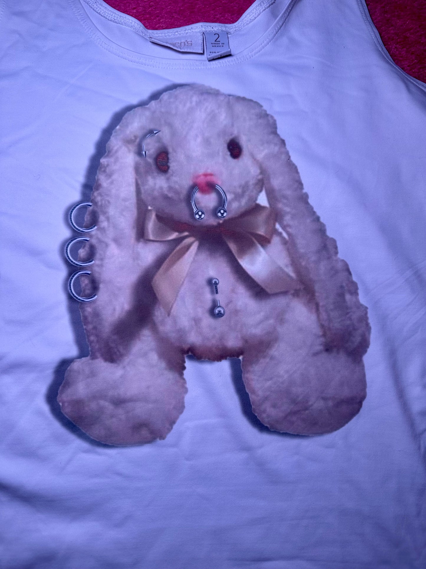 Pierced Bunny Tank (2X)