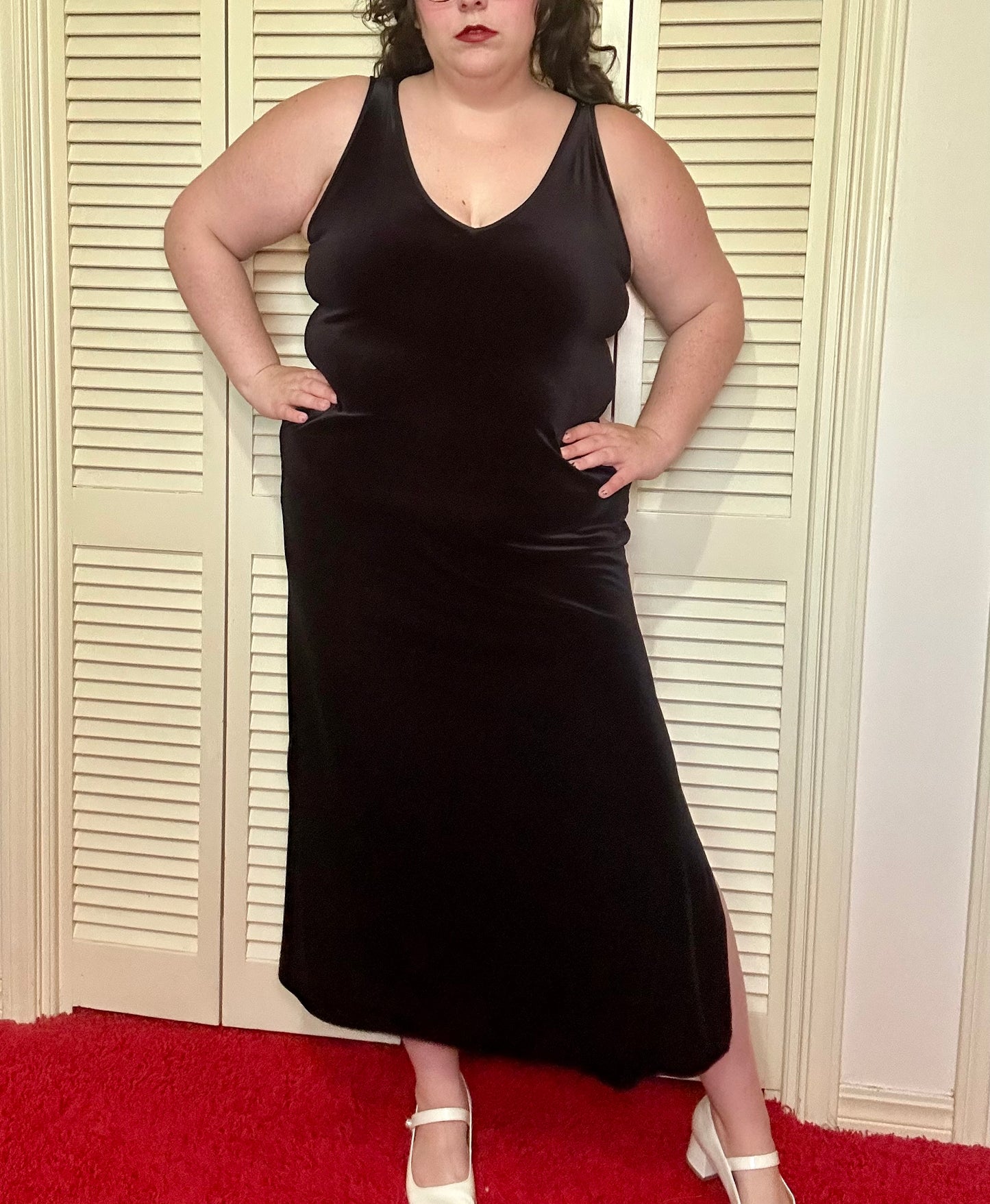 Black Velvet Dress (XL)
