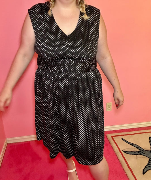 Polka Dot Dress (3X)