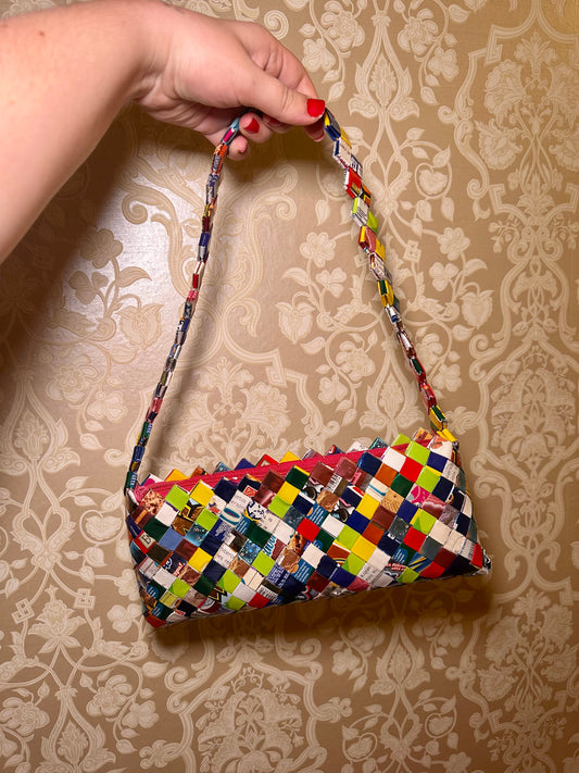 Paper Squares Purse