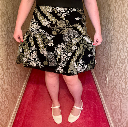 Green Floral Fairy Skirt (L)