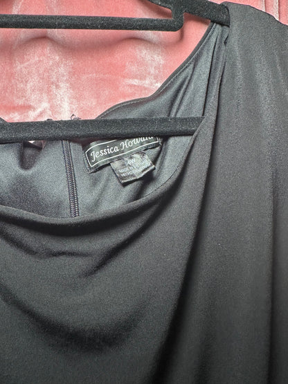 Black 90s Midi Dress (16W)