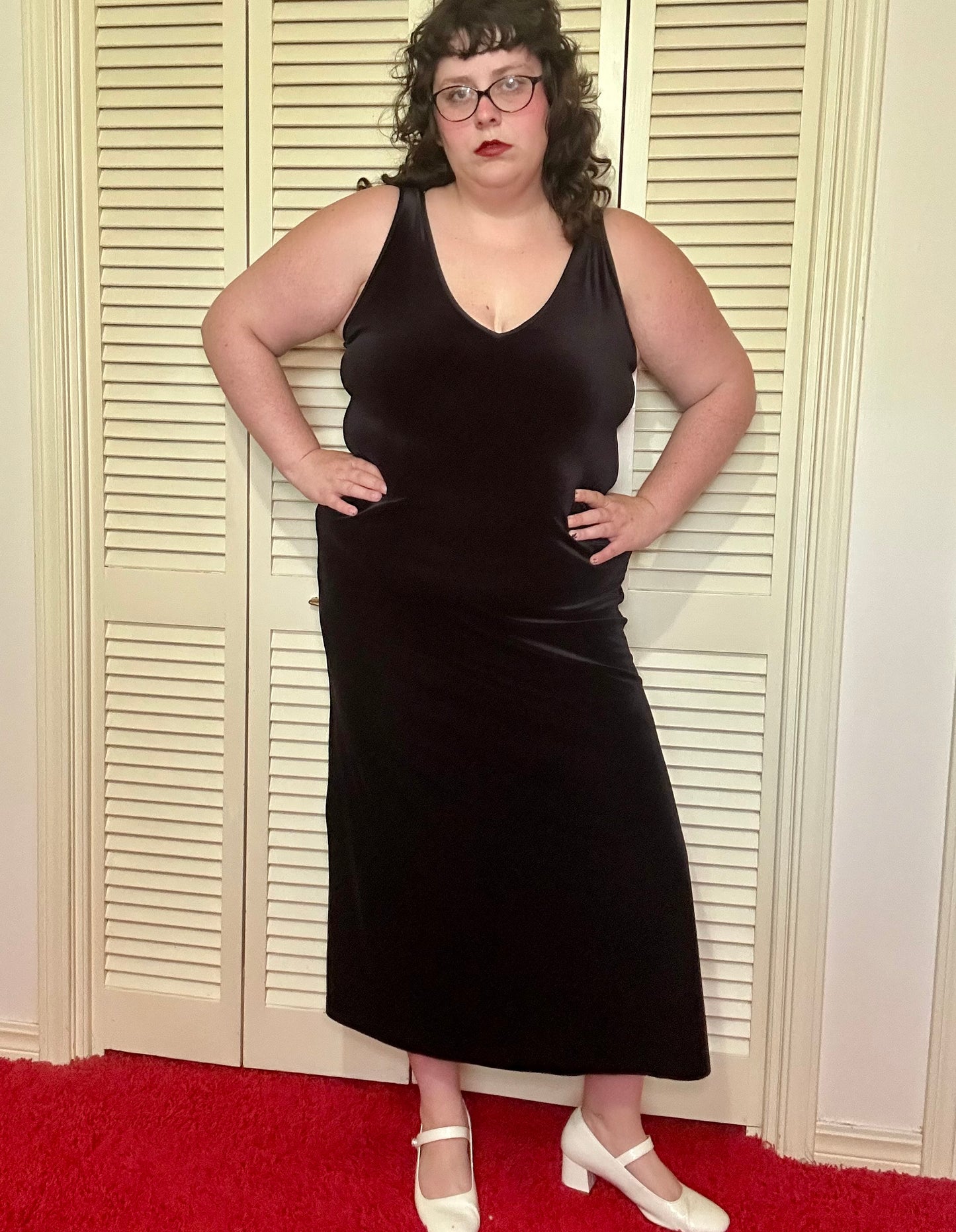 Black Velvet Dress (XL)
