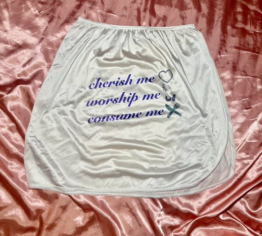 Cherish Me Slip Skirt (L)