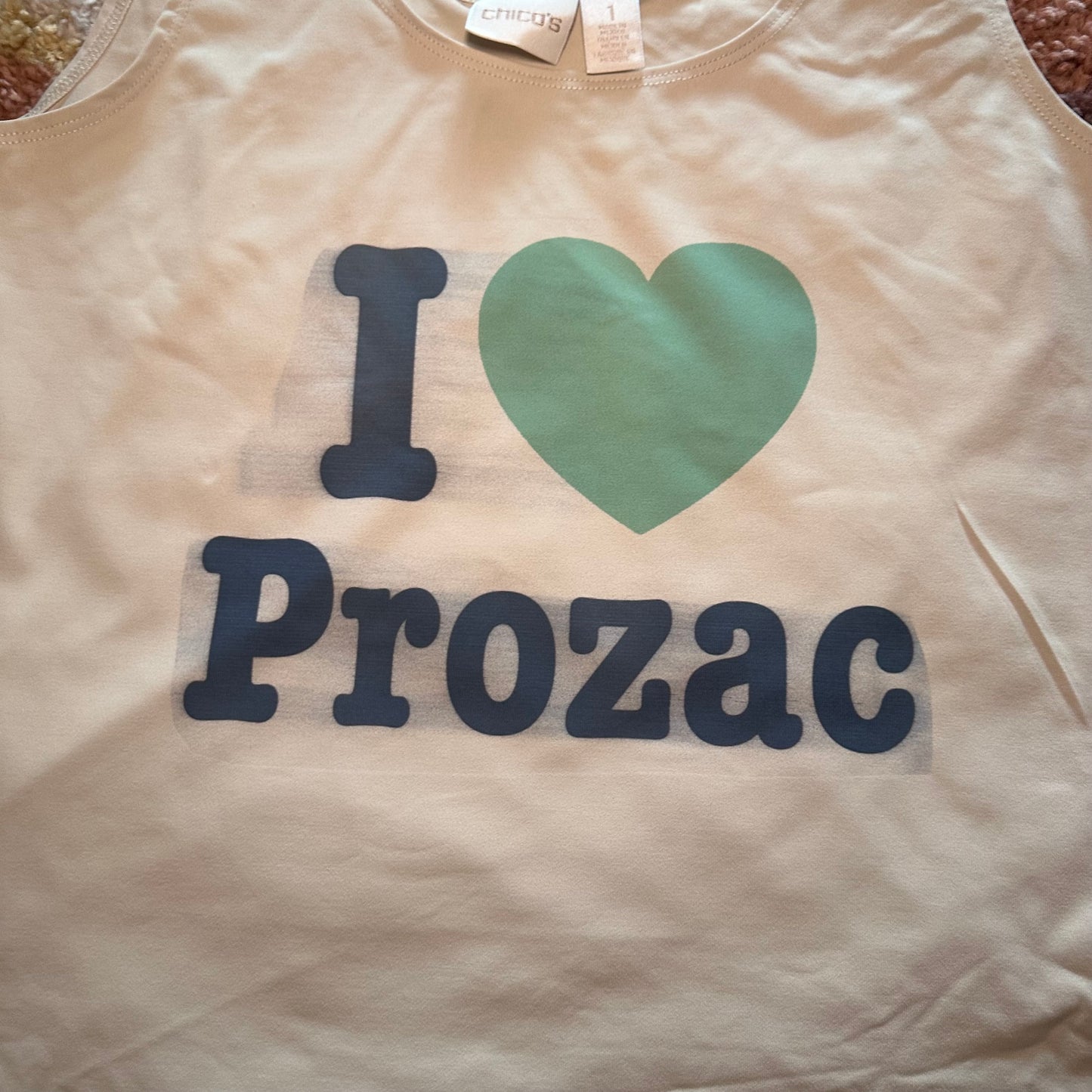 I love Prozac Tank Top (1X)