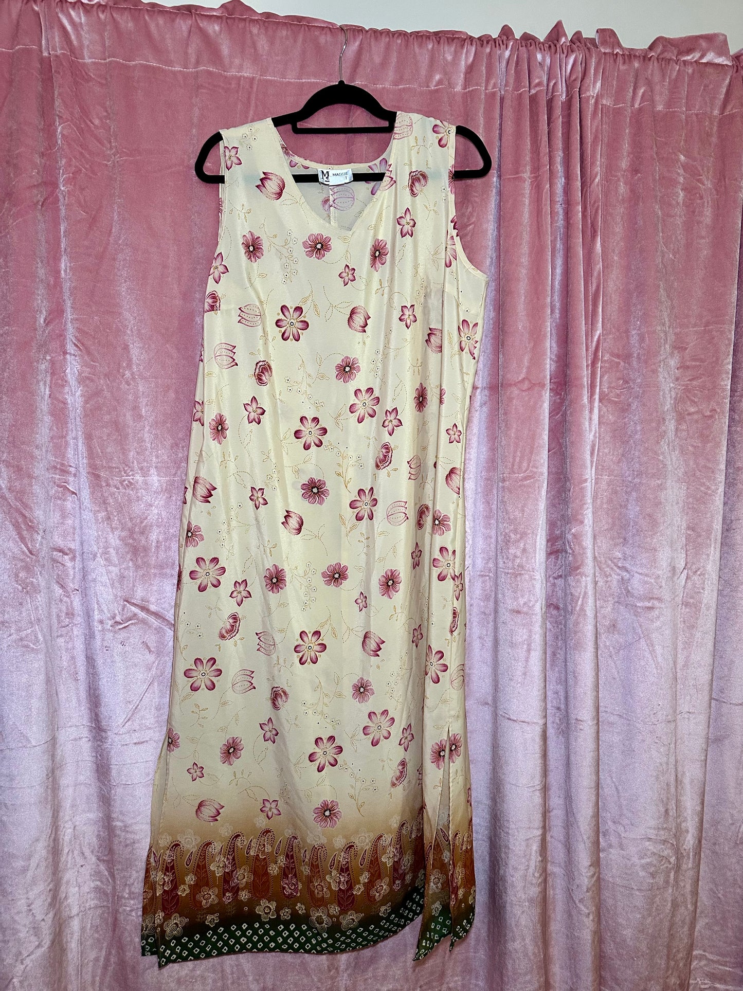 Spring Paisley Dress (1X)