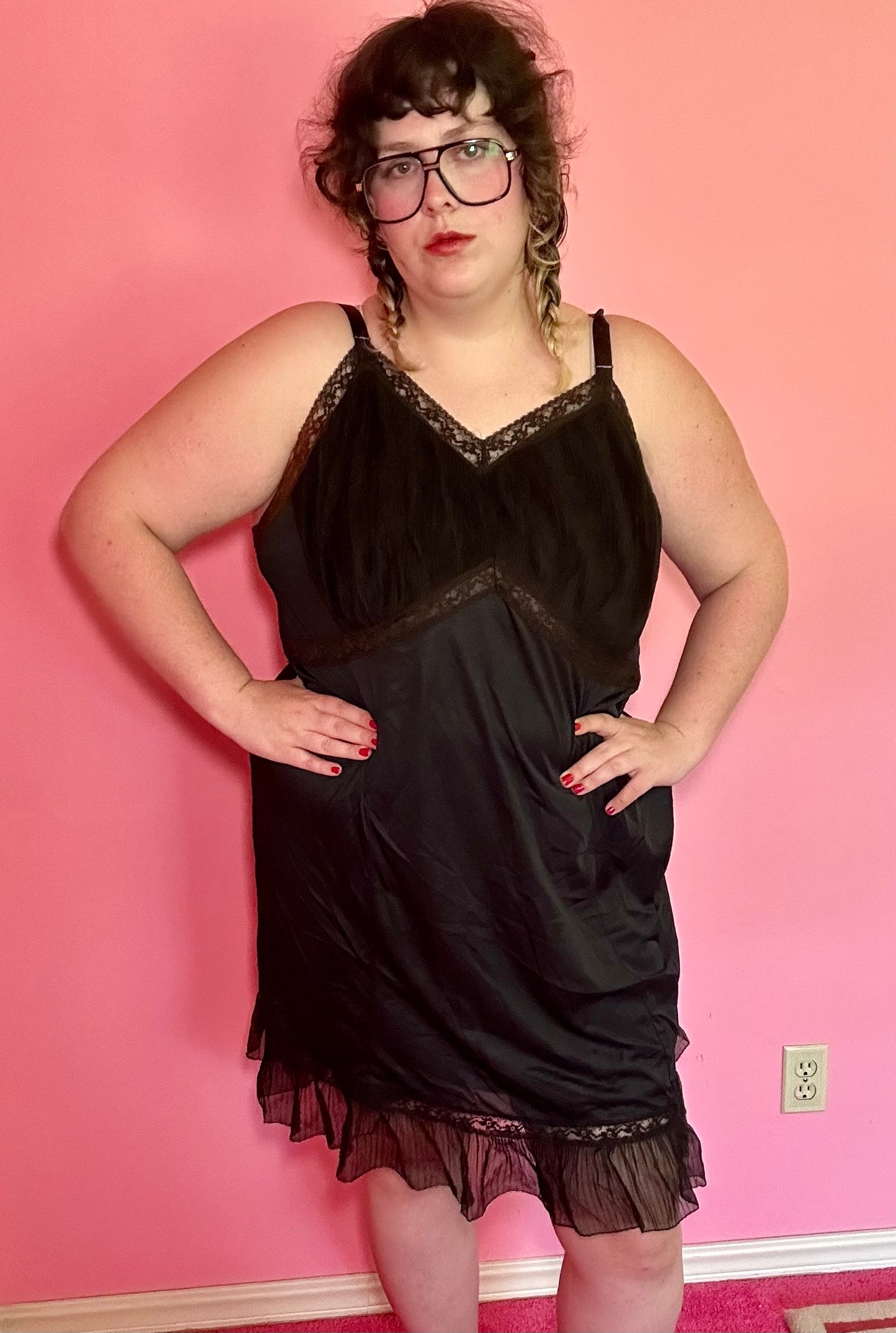 Black Lingerie Dress (2XL)