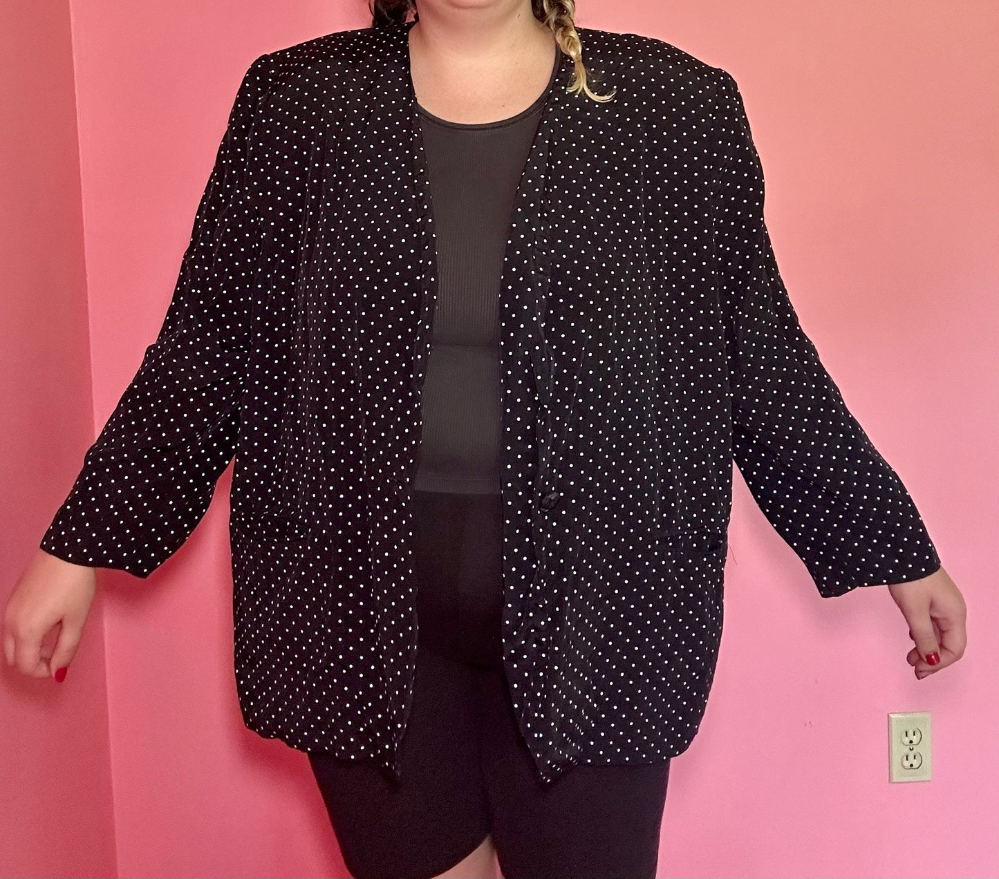 Polka Dot Blazer (24W)