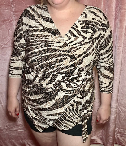 Snakeskin Top (L)