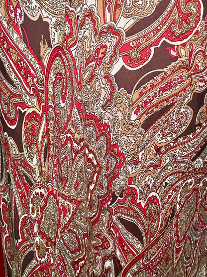 Brown Paisley Skirt (18W)