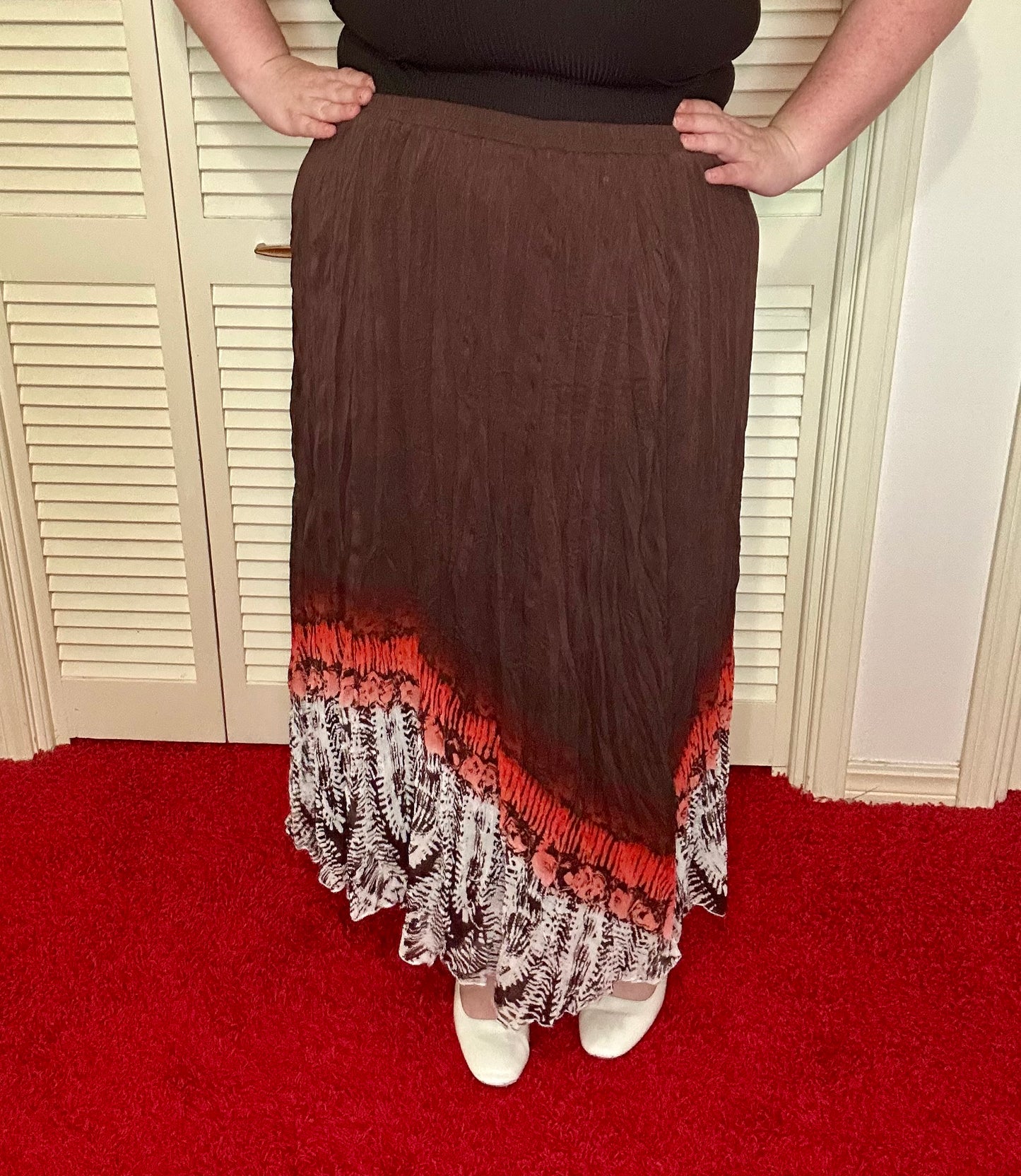 Brown Boho Ombré Skirt (26/28W)