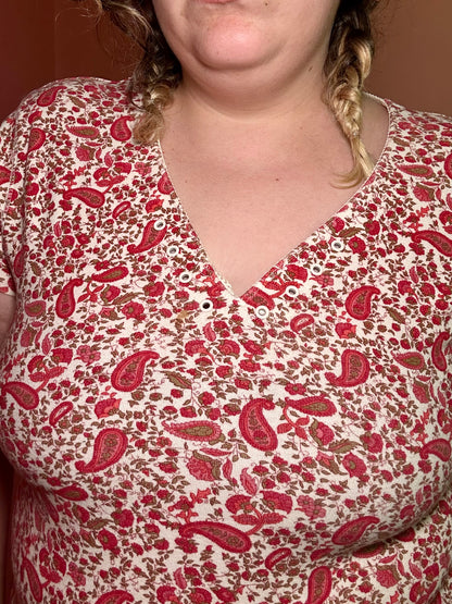 Red Paisley Shirt (XL)